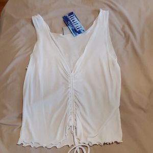 Butterfly Beach, Lucy Love White Tank with Tags